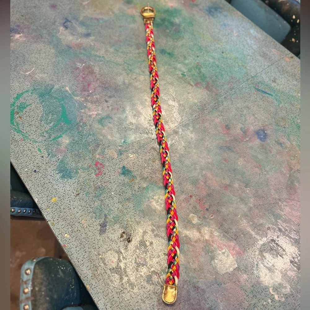 Vintage Colorful Corded Belt